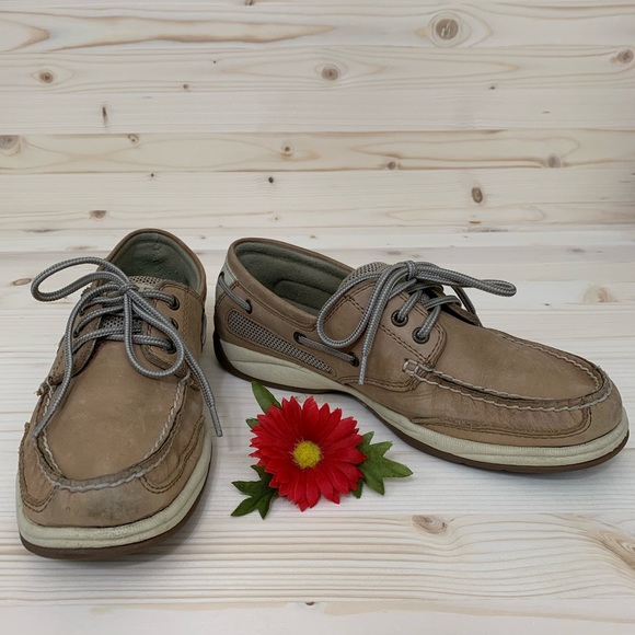 Sperry Shoes - Sperry Top-Sider Women's Tan Boat Shoe Loafers
